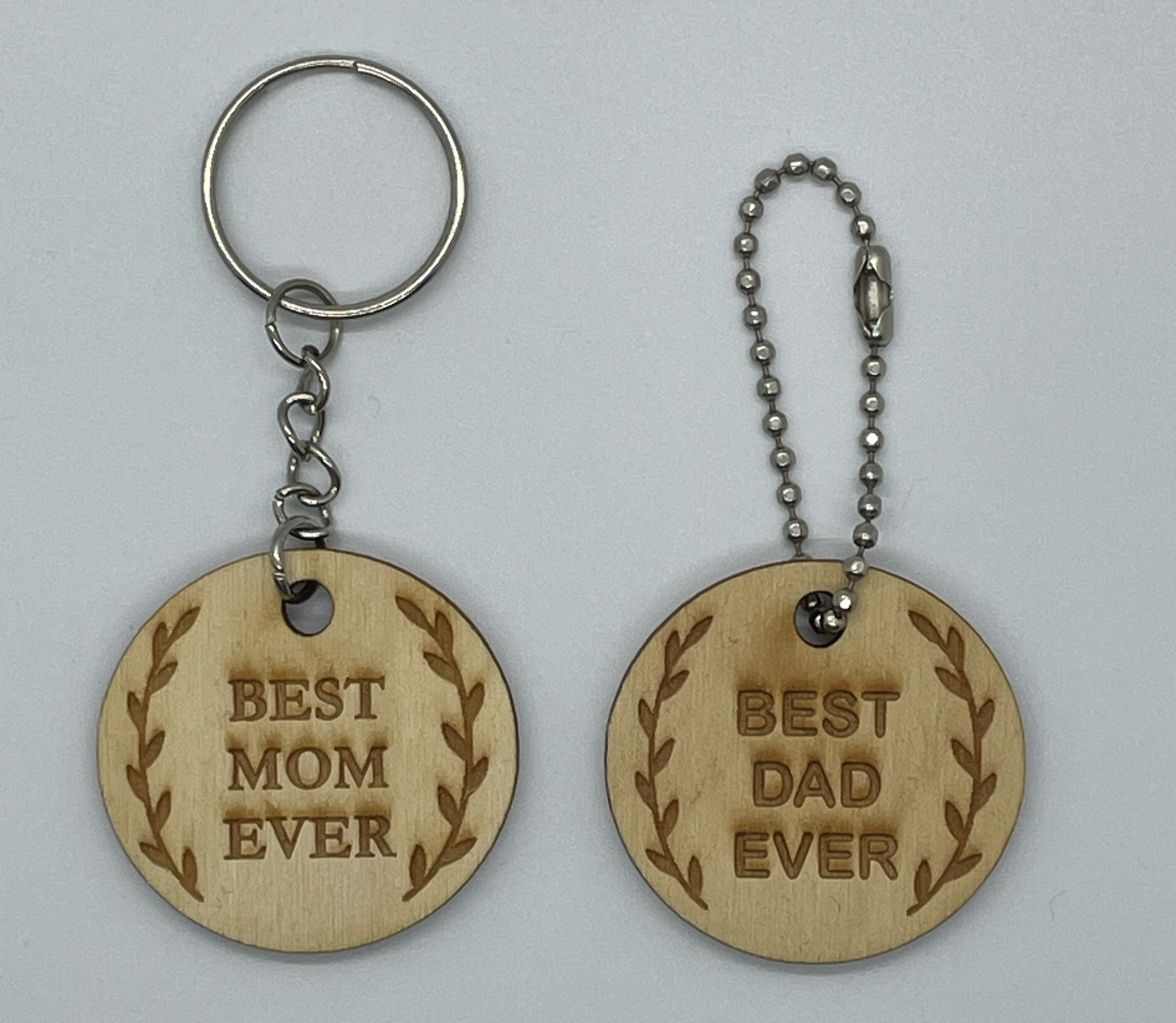 Best Mom or Dad Ever Keychain