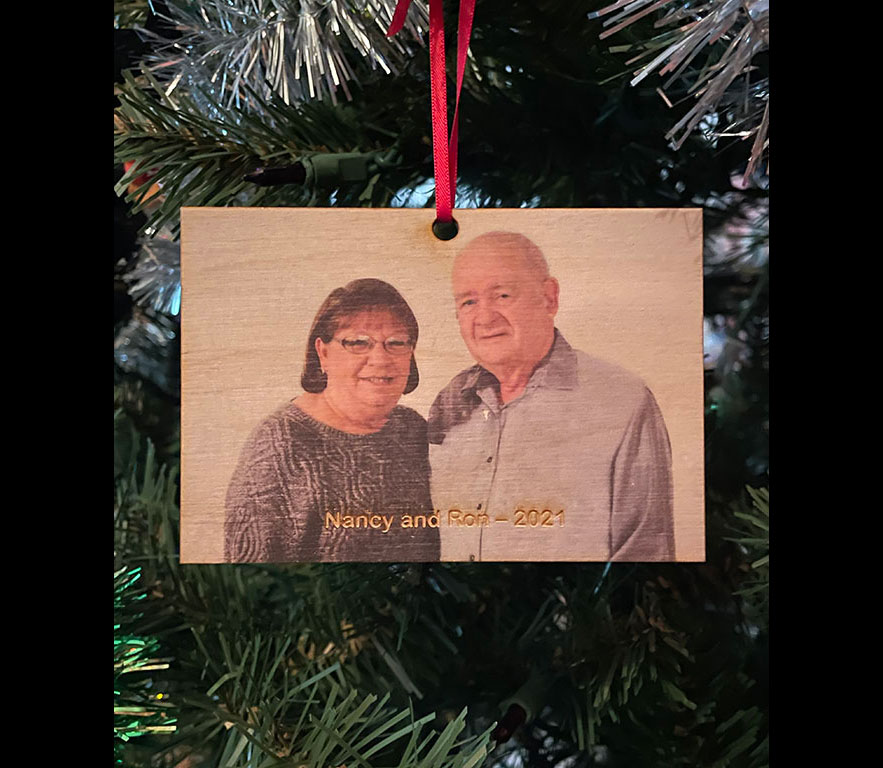 Custom Christmas Ornament - Color Transfer