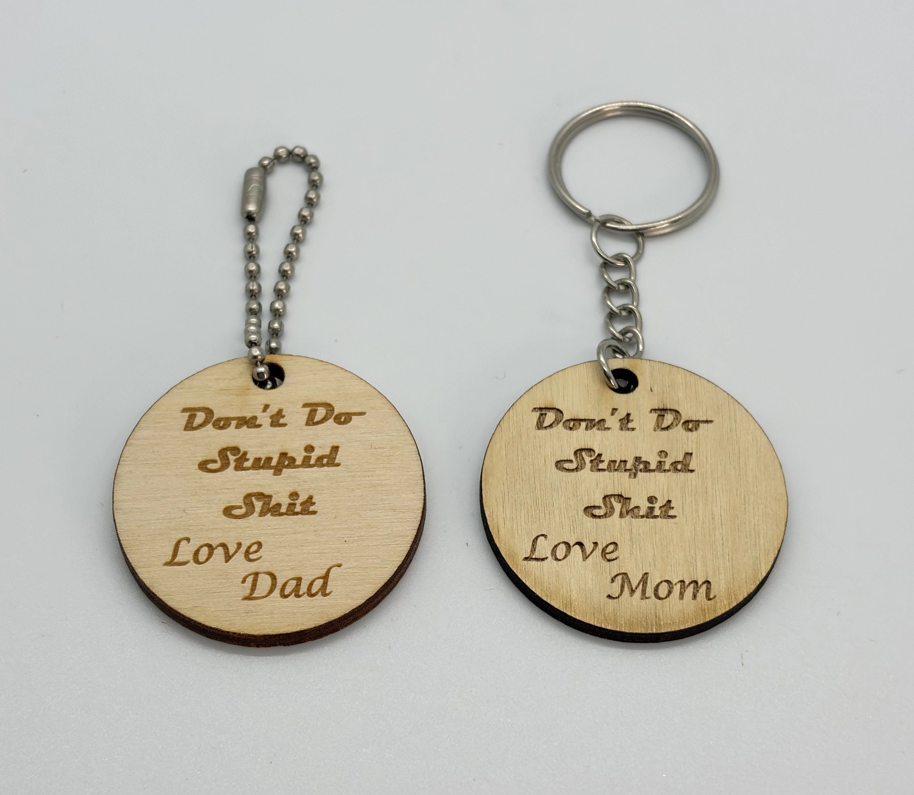 Don't Do Stupid Stuff Keychain