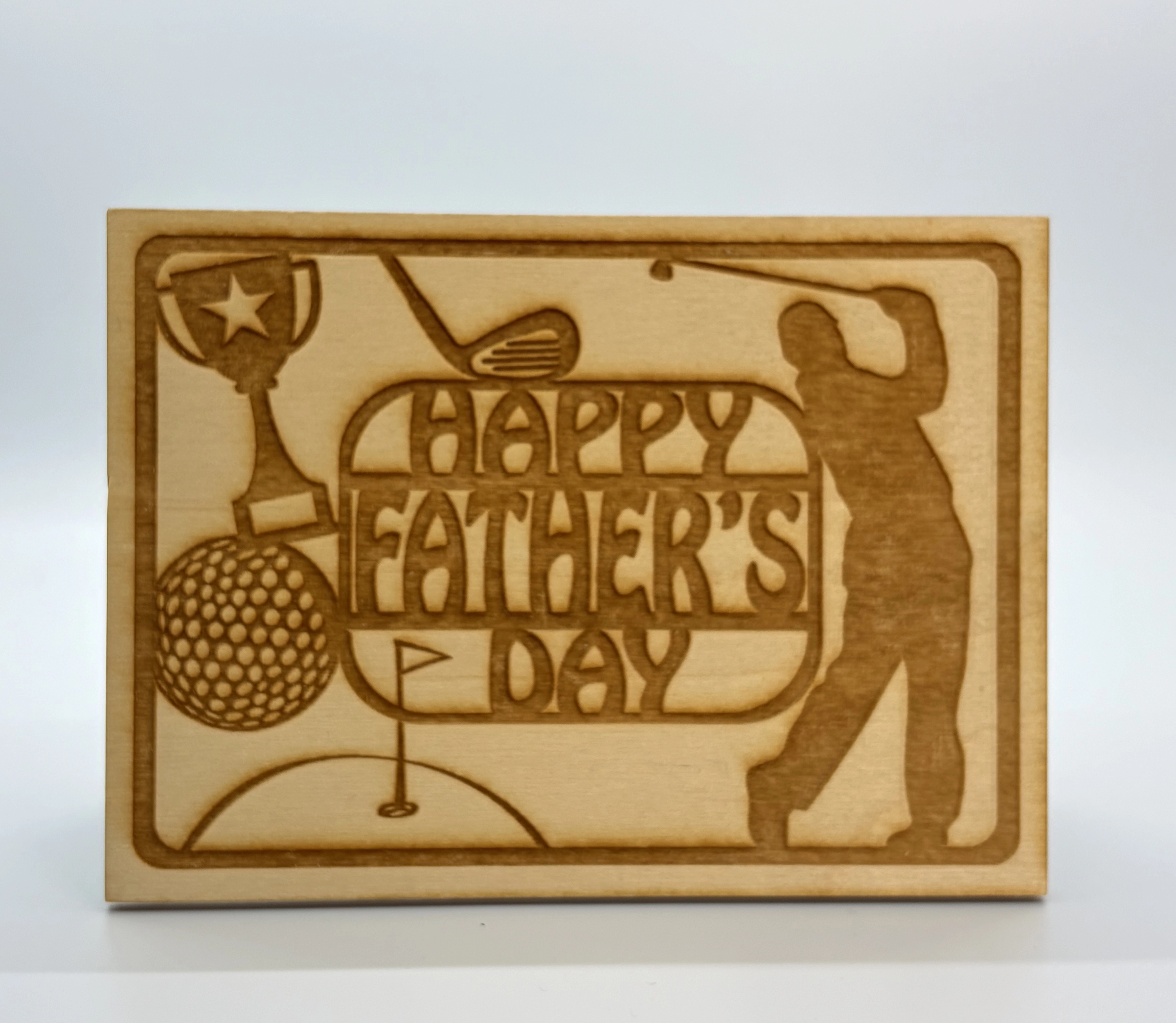 Father's Day Golf Greeting Card
