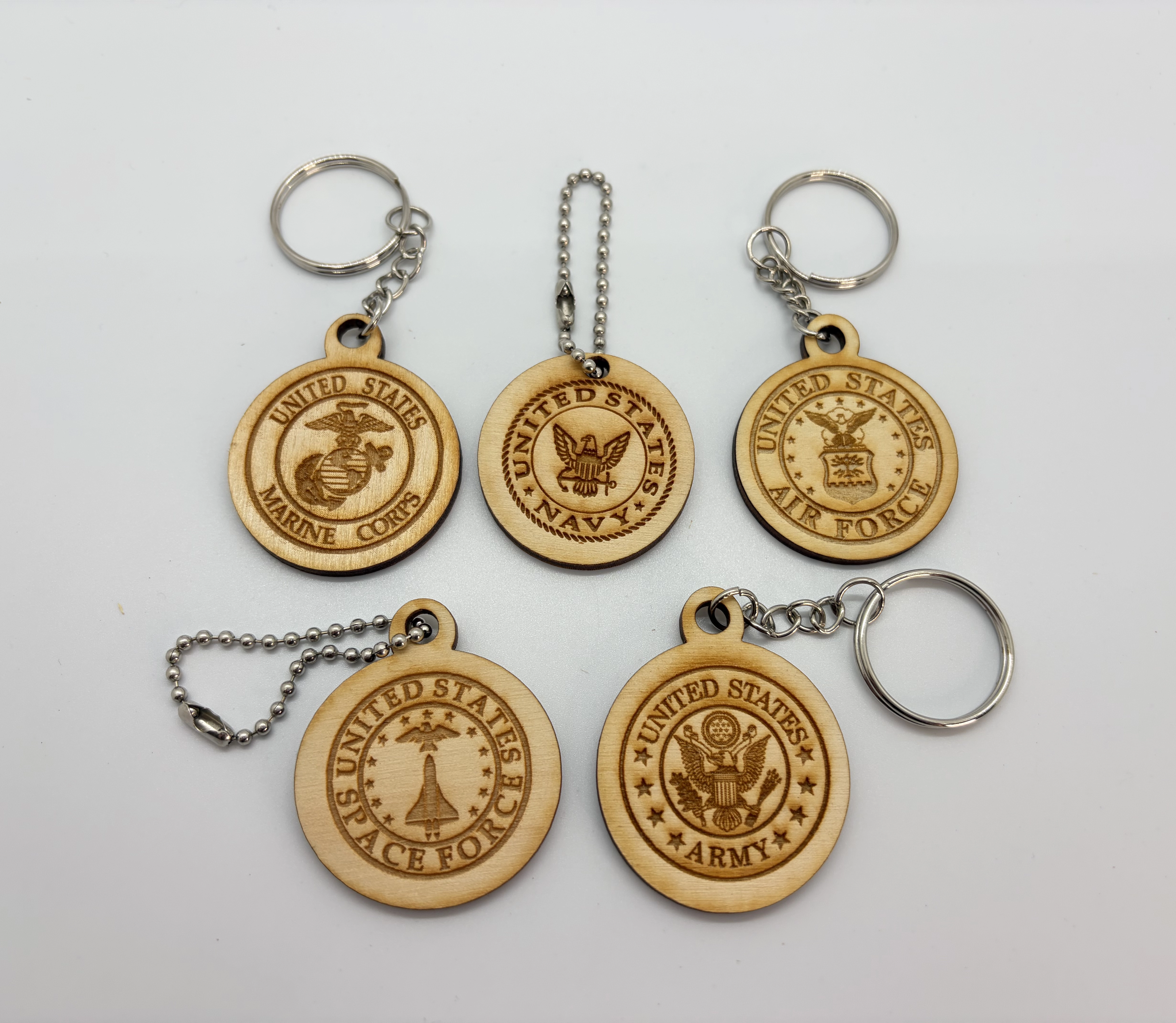 Military Logo Keychain