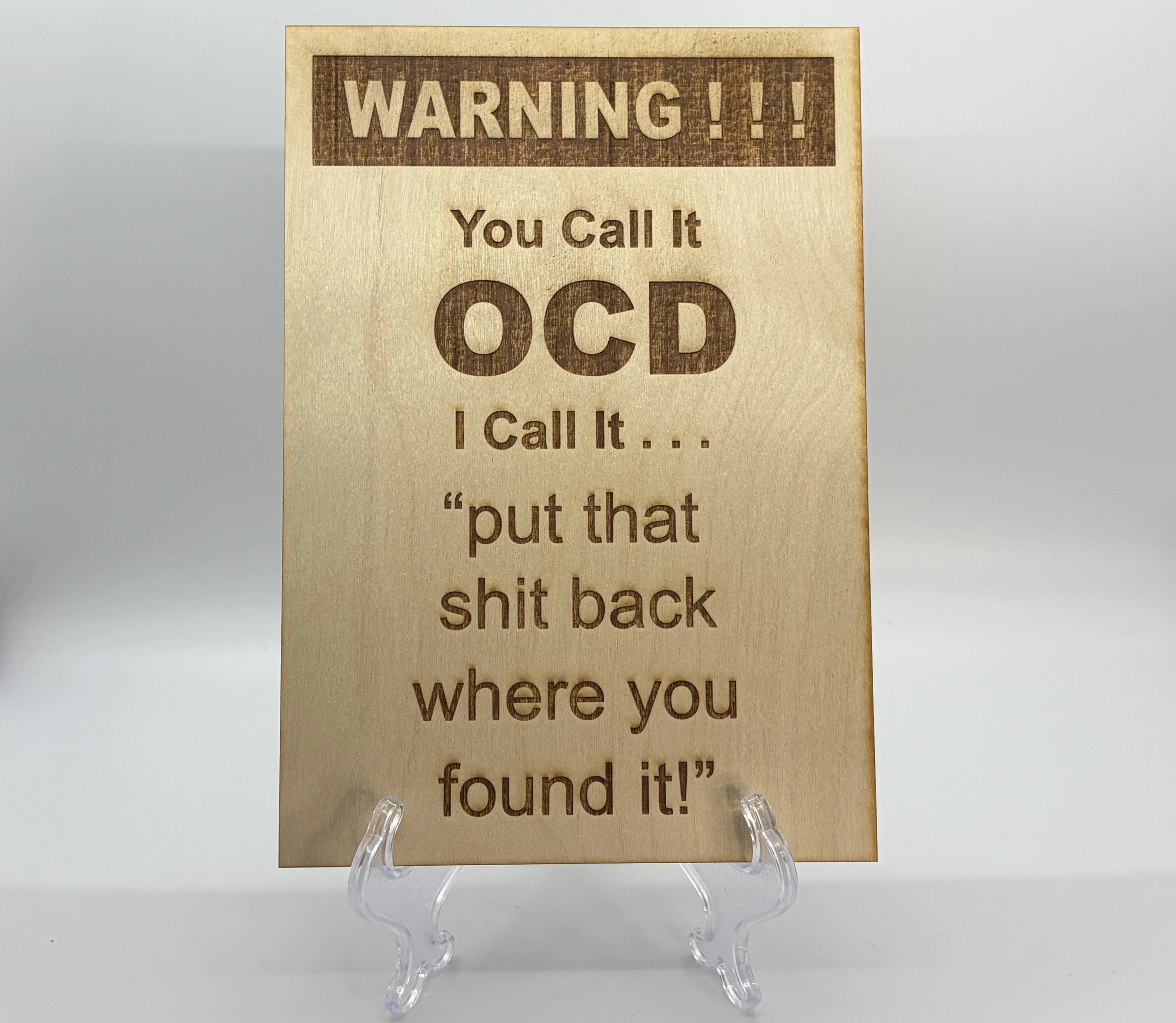 OCD Plaque