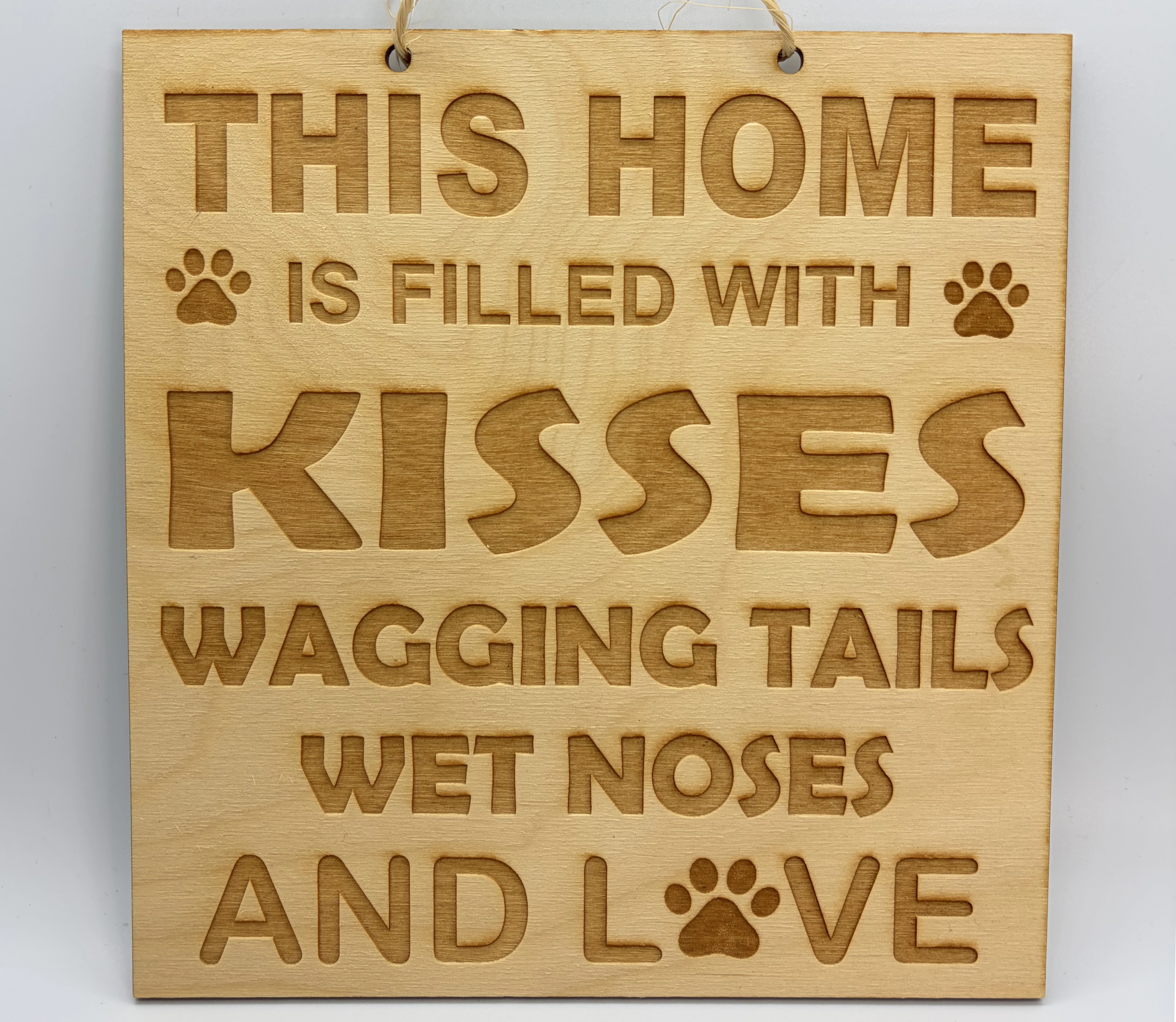 Kisses and Wet Noses Plaque